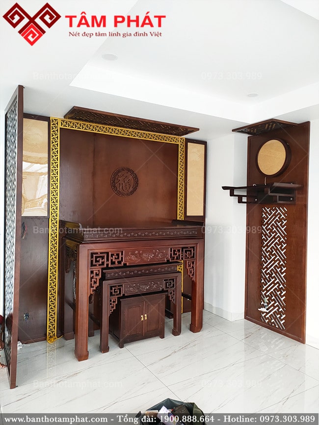 Phòng thờ đẹp Tâm Phát mẫu BT-1266