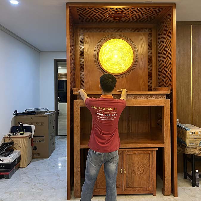 Mẫu bàn thờ chung cư đơn giản BT-1261