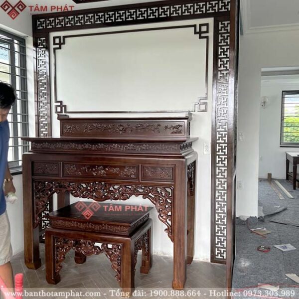 Mẫu bàn thờ 2 tầng đẹp BT-1268