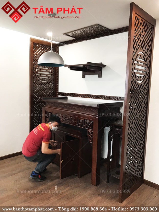 Mẫu bàn thờ đẹp Tâm Phát BT-1265