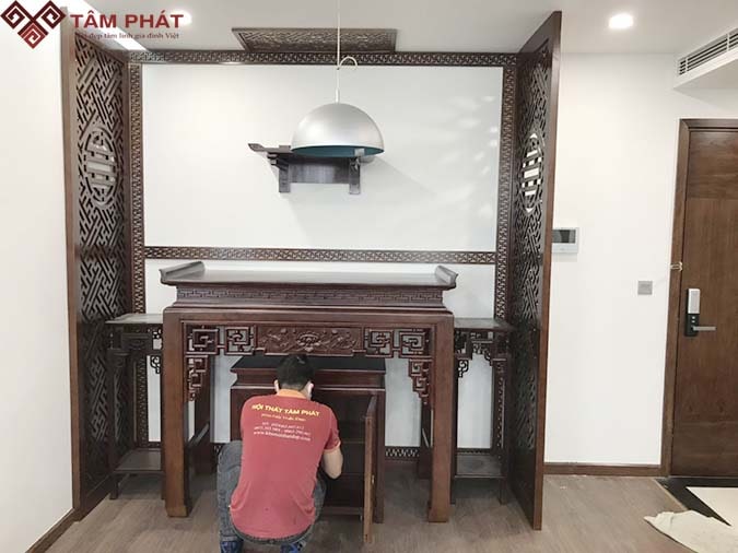 Mẫu bàn thờ đẹp Tâm Phát BT-1265