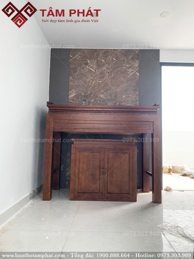 Mẫu bàn thờ đơn giản Tâm Phát BT-1263