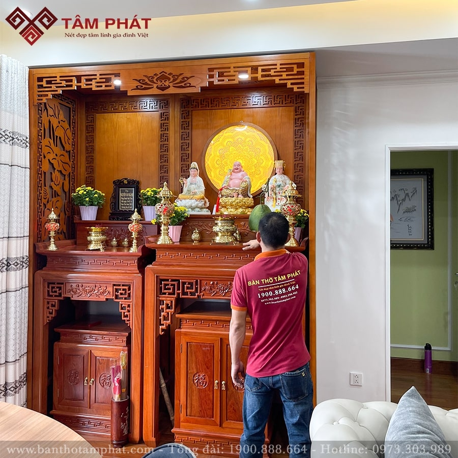 Mẫu phòng thờ đẹp BT-1257