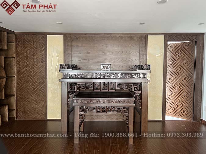 Mẫu phòng thờ đẹp cổ điển BT-1255 Tâm Phát
