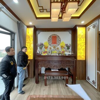 Phòng thờ gia tiên đẹp BT-1276