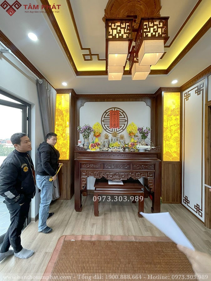Phòng thờ gia tiên đẹp BT-1276
