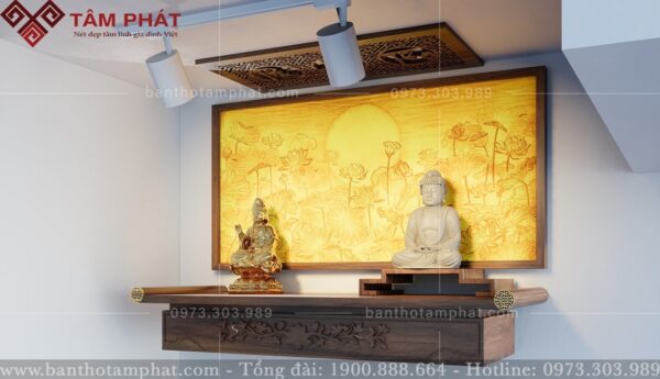Trang thờ Phật kích thước đa dạng