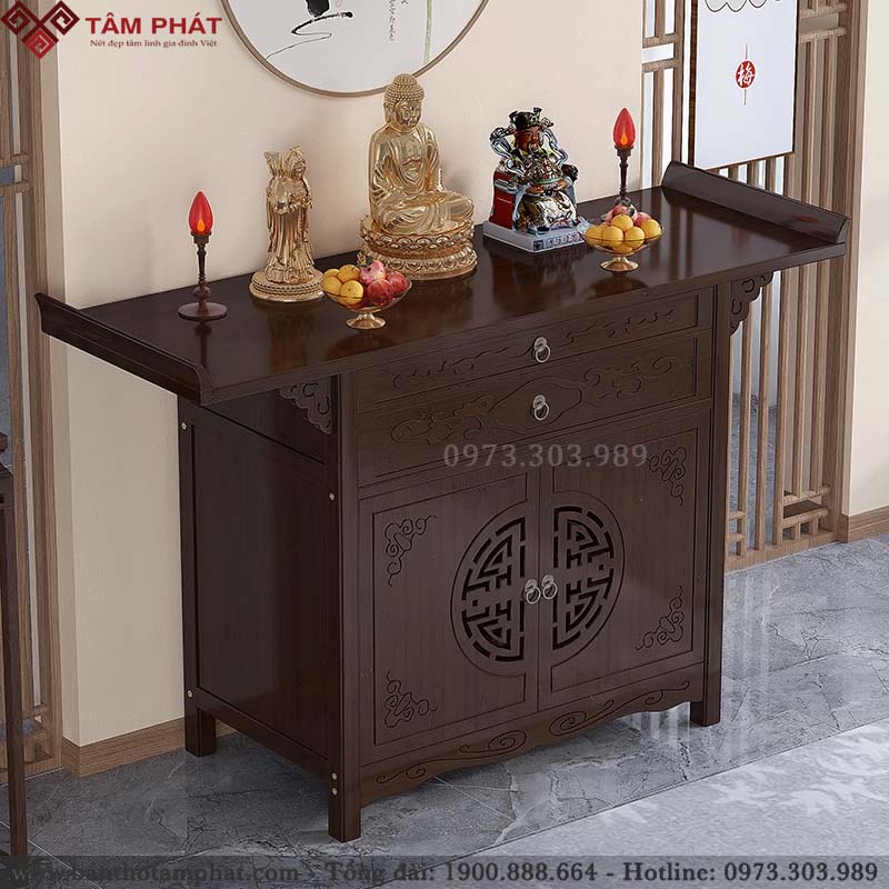 Bàn thờ Thần/Phật có tủ và ngăn kéo BT-1289