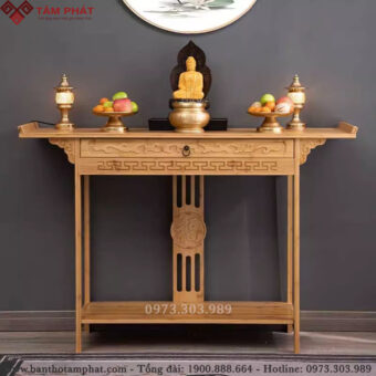 Bàn thờ Phật đơn giản có ngăn kéo BT-1293
