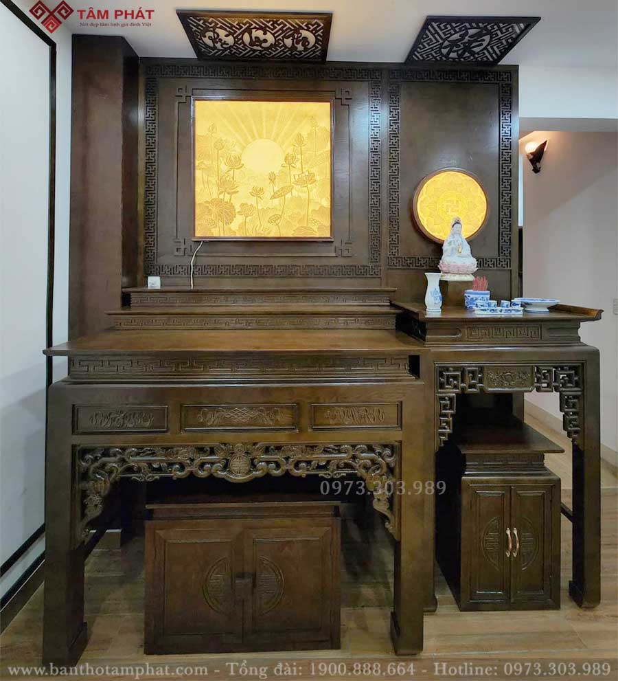 Mẫu thiết kế phòng thờ được nhiều gia chủ lựa chọn