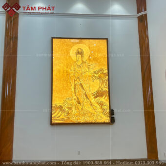 Tranh trúc chỉ Phật Bà Quan Âm TC6641