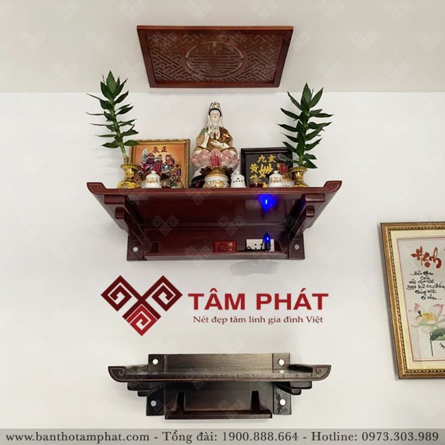 bàn thờ Phật Quan Âm treo tường