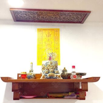 Bàn thờ treo tường gỗ Hương đẹp