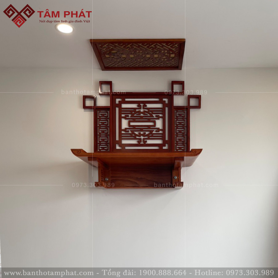 Mẫu mã bàn thờ gỗ Hương Tâm Phát rất đa dạng