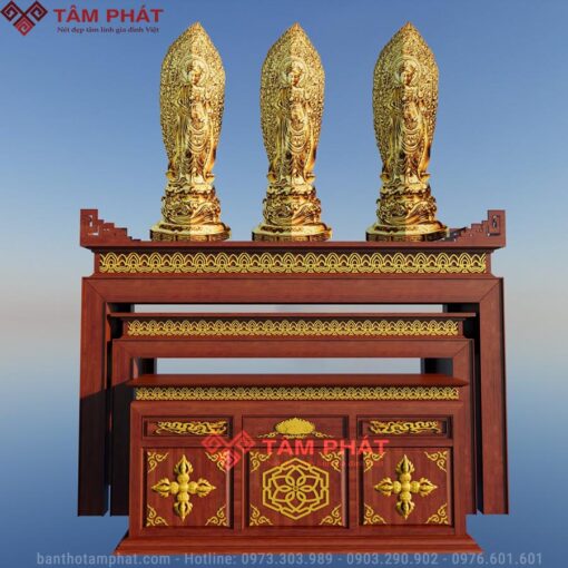 Mẫu bàn thờ thiết kế độc quyền BT-1502