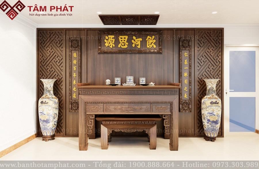 bàn thờ gia tiên đẹp