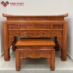 Bàn thờ gỗ Hương Đá có nhiều kích thước khác nhau