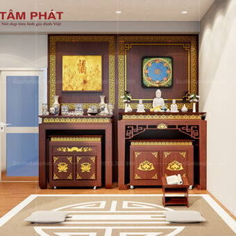 Mẫu bàn thờ thiết kế mới nhất BT-1528