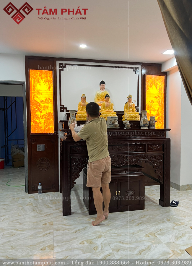 Thay bàn thờ mới và những thủ tục quan trọng cần biết