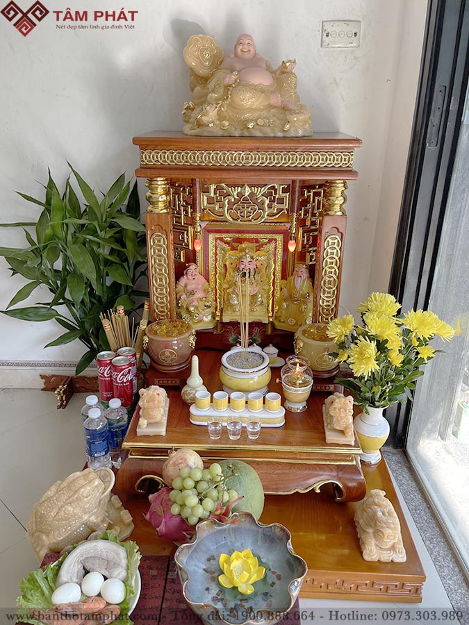 Hướng dẫn bày trí bàn thờ Ông Địa Thần Tài