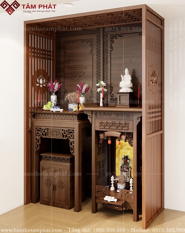 Một số phương án thiết kế tủ thờ cho gia chủ lựa chọn