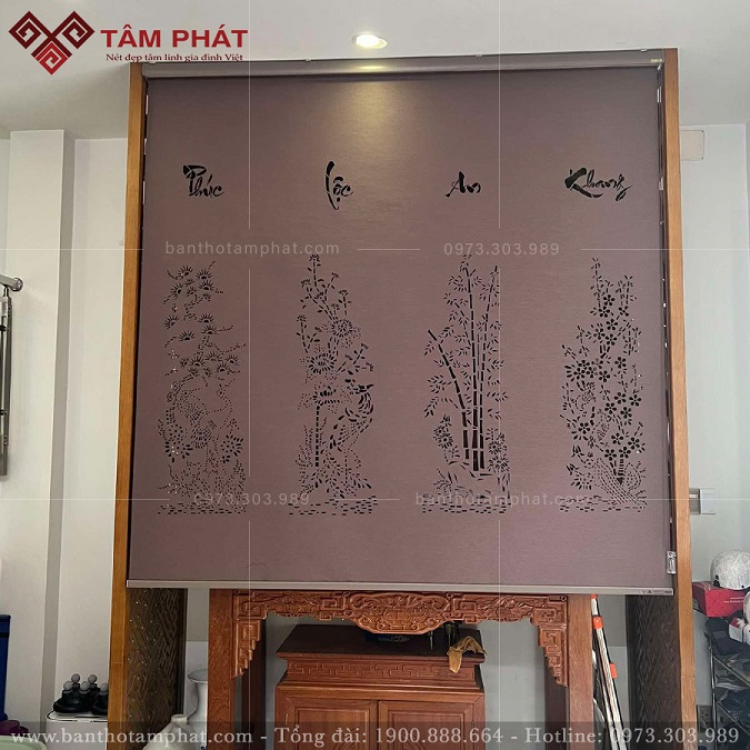 Mẫu rèm che được nhiều gia đình lựa chọn