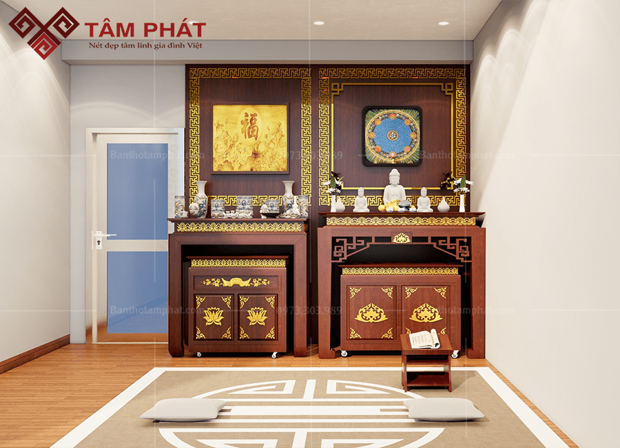 nội thất phòng thờ gia tiên
