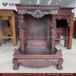 Bàn thờ Thần Tài gỗ ÓC Chó cao cấp BTT-3034