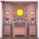 Trang trí phòng thờ đẹp mẫu BT-1254.