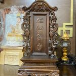 Bài vị Cửu Huyền màu óc chó nâu sang trọng, đẳng cấp.