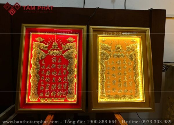 Đa dạng kích thước, màu sắc nền hợp mệnh, hợp phong thủy.