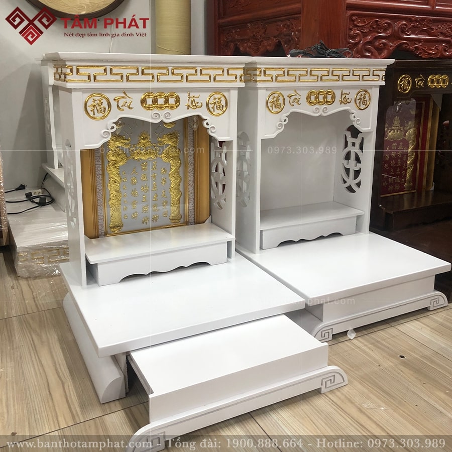 Bài vị BV-014 đa dạng kích thước phù hợp với mỗi bàn thờ.