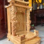 Thiết kế cổ điển với mái chùa 2 tầng.