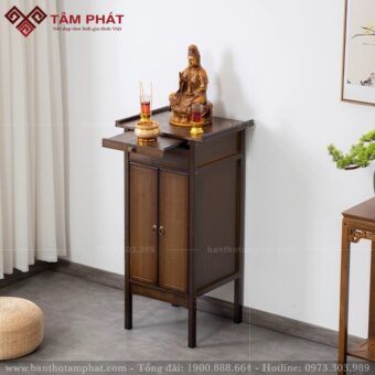 Mẫu kệ thờ Phật nhỏ gọn đơn giản BT-1207.