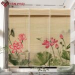 Thiết kế họa tiết hoa sen in nghệ thuật đẹp.