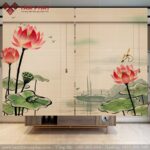 Hoàn thiện rèm che đẹp, sắc nét.