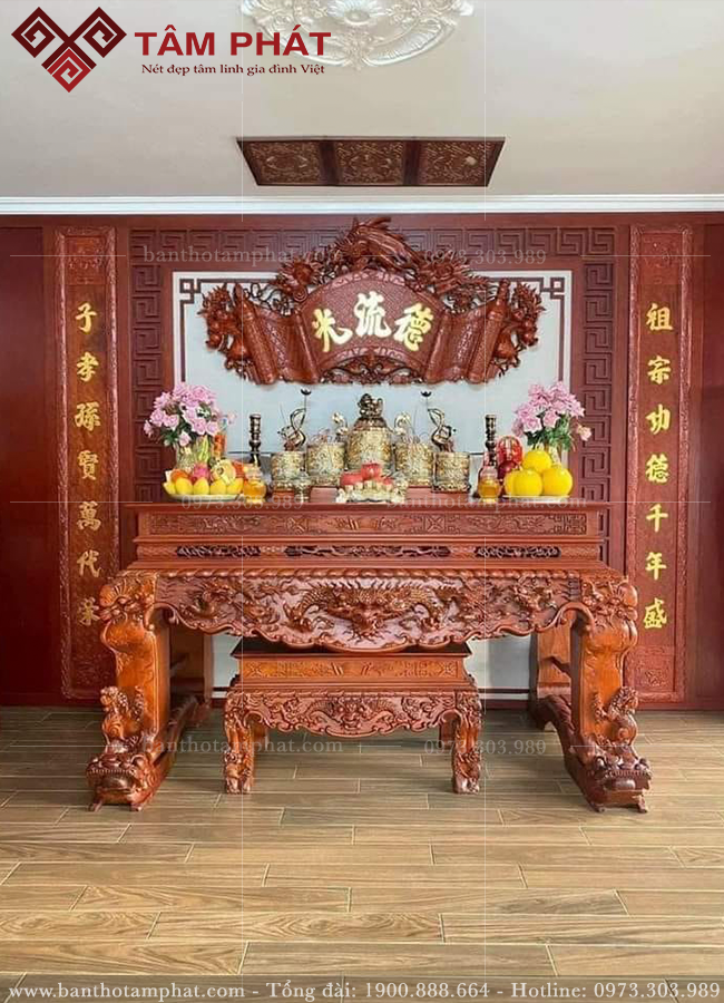 Sập thờ gia tiên cao cấp mẫu ST-1565