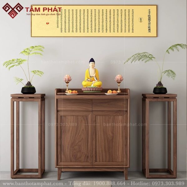 Tủ thờ Phật có ngăn kéo hiện đại BT-1209.