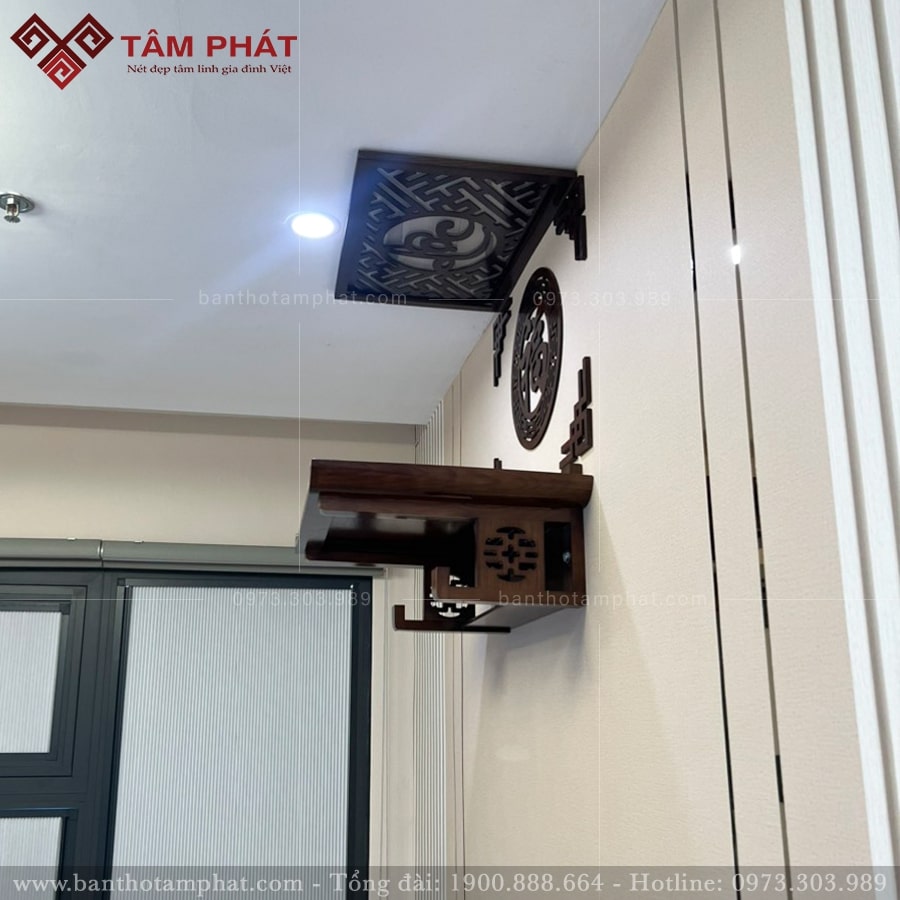 Cần lưu ý chọn lựa các kích thước bàn thờ phù hợp với nhu cầu thờ tự. 