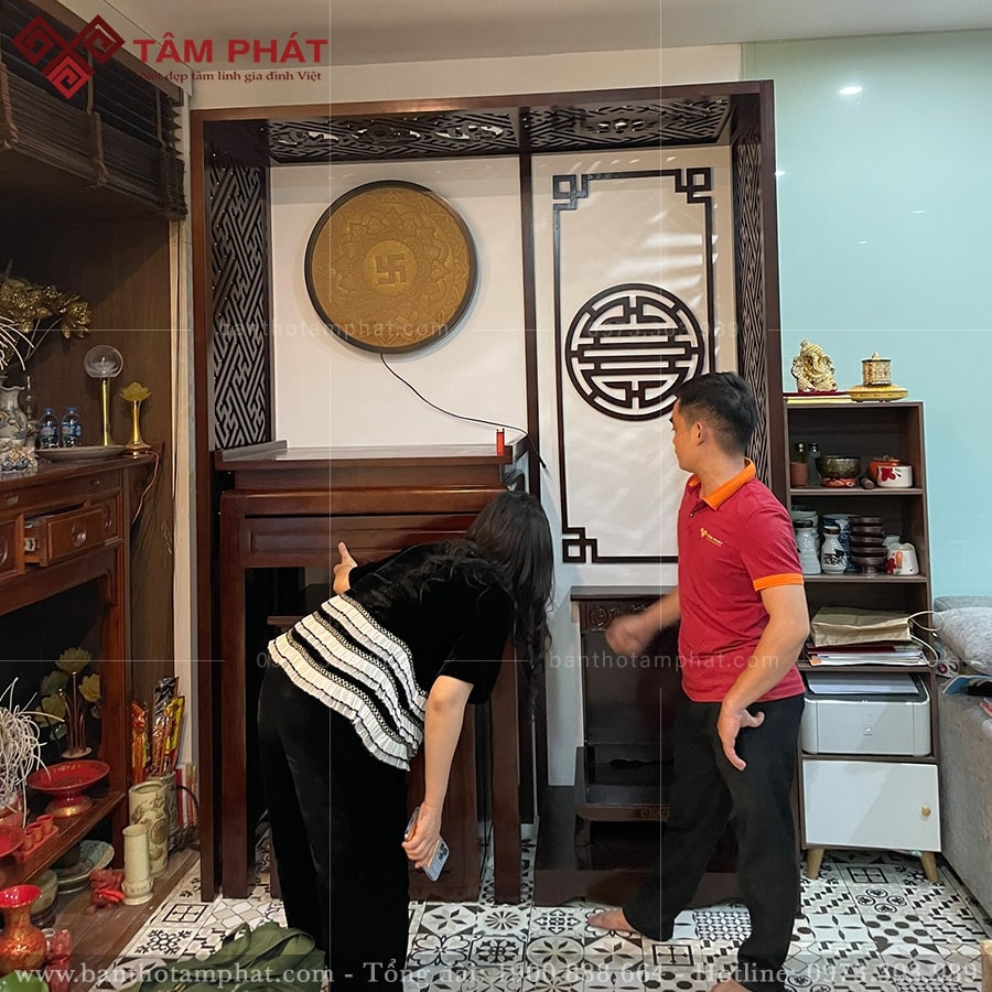 Sự kết hợp bố trí hài hòa, hợp phong thủy.