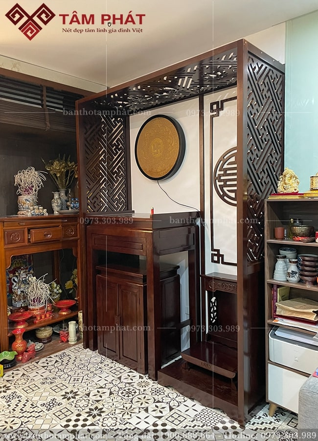 Bàn Thờ Hai Tầng Phong Cách Hiện Đại Mẫu Mới