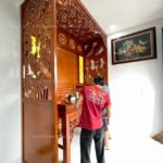 Tâm Phát nhận đặt đóng phòng thờ theo yêu cầu gia chủ.