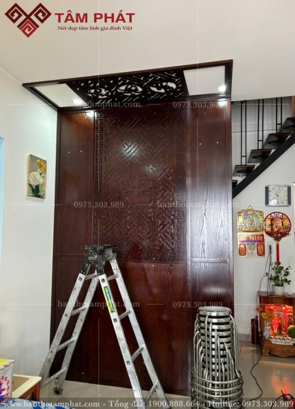 Tâm Phát nhận đặt đóng các mẫu phòng thờ BT-1587 đẹp.