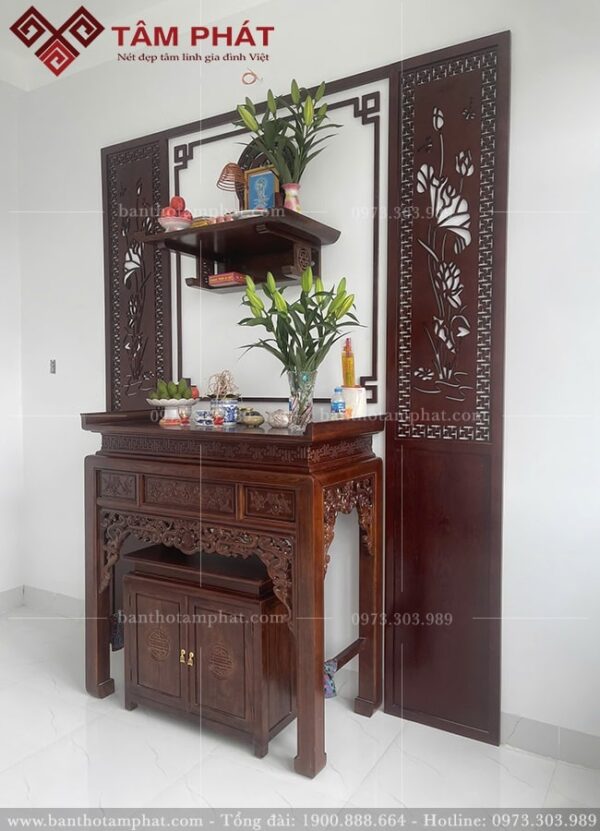Lối bố trí hài hòa, chuẩn phong thủy.