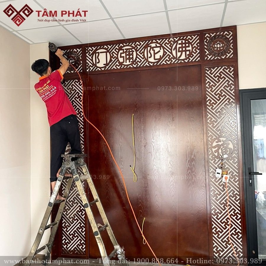 Hoàn thiện trọn gói bởi đội ngũ kỹ thuật cao Tâm Phát.