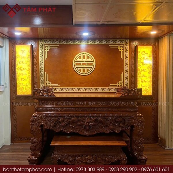 Sập thờ gỗ Hương ST-1569