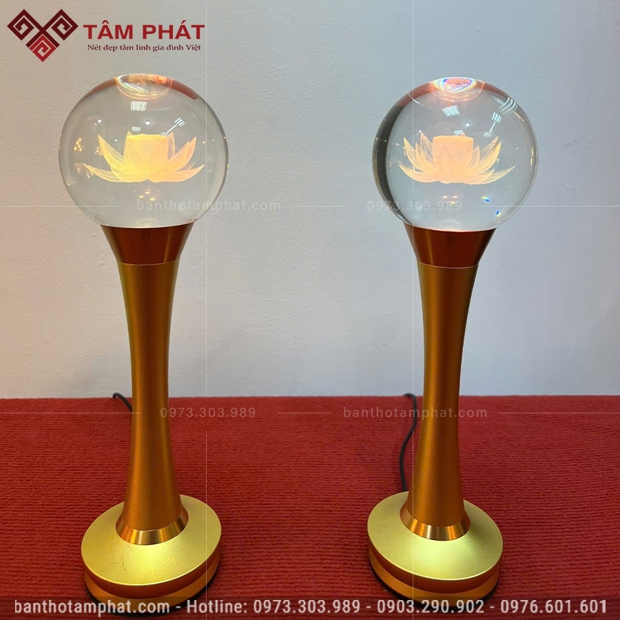Thiết kế bóng cầu pha lê cao cấp.