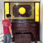 Mẫu án gian thờ đơn giản phù hợp với mọi không gian nhà cửa hiện đại.