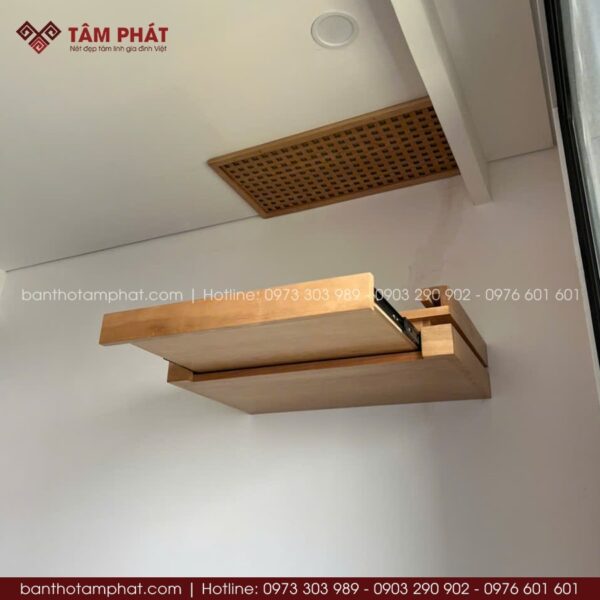 Chất liệu gỗ tự sồi tự nhiên có độ bền cao.