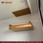 Ngăn kéo gọn, dễ dàng thao tác nhờ ray kéo mượt, rất tiện lợi.